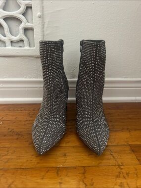 Target Black Studded Pointed Toe Ankle Boots